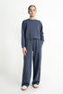 The Blue Cropped Sweats Set